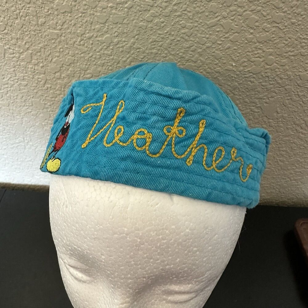Vintage Walt Disney World Childs Sailor Hat Mickey Mouse “Heather”‎ Embroidered - Picture 3 of 6